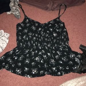 Tank top with button up